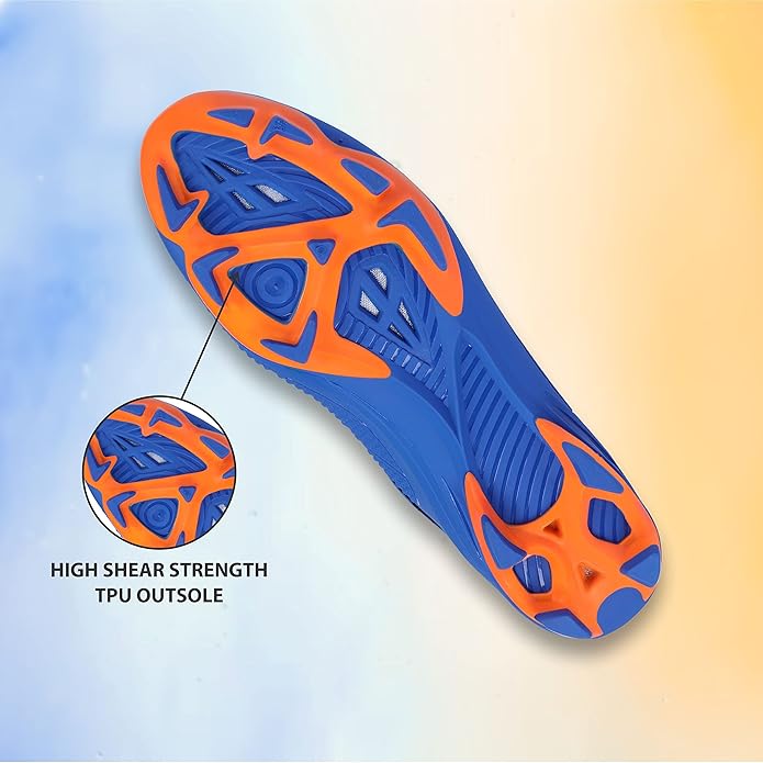 Nivia Dominator 2.0 Fußballschuhe | TPU-Sohle mit PVC-Kunstleder-Obermaterial, geformte Einlegesohle