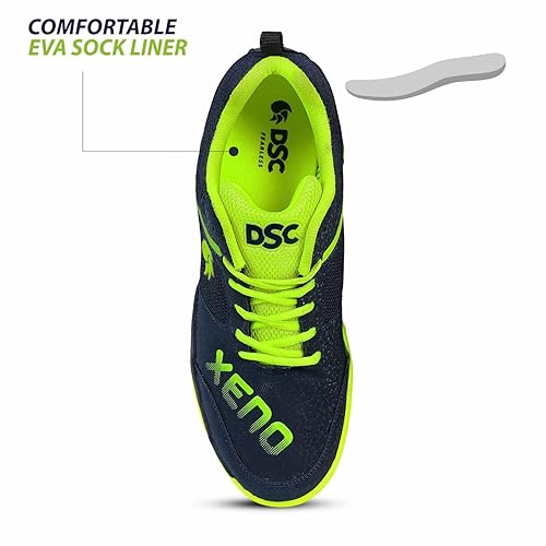 DSC Xeno Badminton Shoes | For Boys | With Natural Crape Rubber Non Marking Outsole