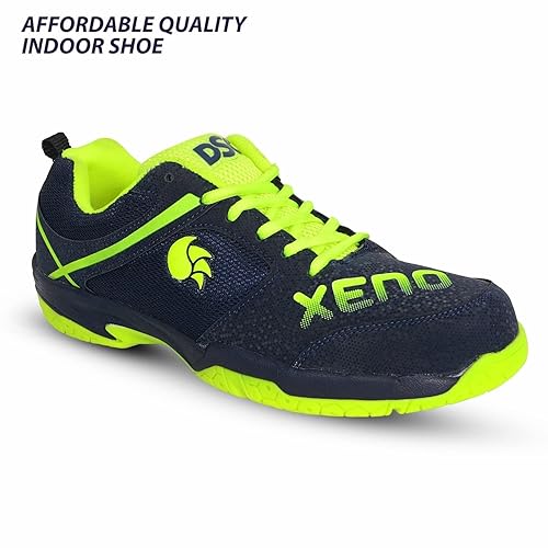 DSC Xeno Badminton Shoes | For Boys | With Natural Crape Rubber Non Marking Outsole