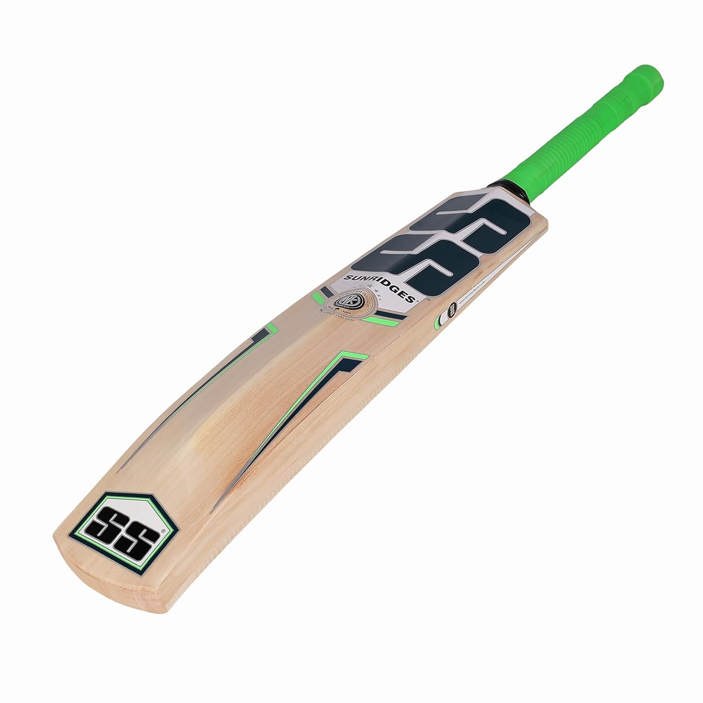 SS Sunridges Magnum Cricketschläger für Herren und Jungen (Beige) | Material: Kashmir Willow | Leichtgewicht | Kostenlose Hülle | Spielfertig | Für Fortgeschrittene Spieler | Ideal für Lederball