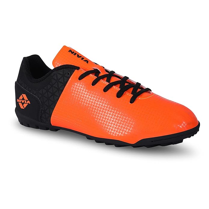 Nivia Aviator 2.0 Fußballschuhe | TPU-Sohle mit PVC-Synthetik-Leder-Obermaterial, geformte Einlegesohle | Ideal für harte Böden