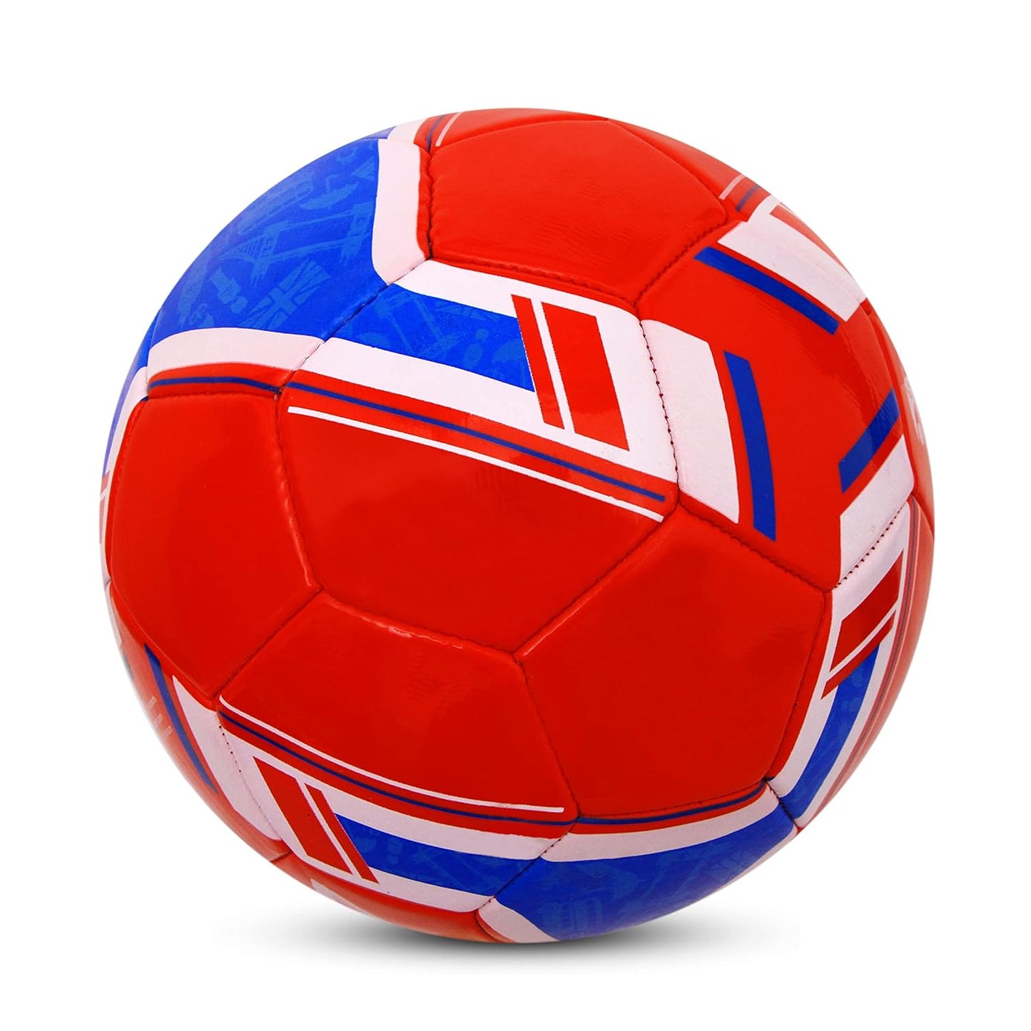 Nivia Spinner Maschinengenähter Fußball (England), 32-Panel-Fußball, PVC-genähter Fußball, Fußball für Training, Freizeit, Anfänger, Fußball, Fußballgröße – 5 (Mehrfarbig)