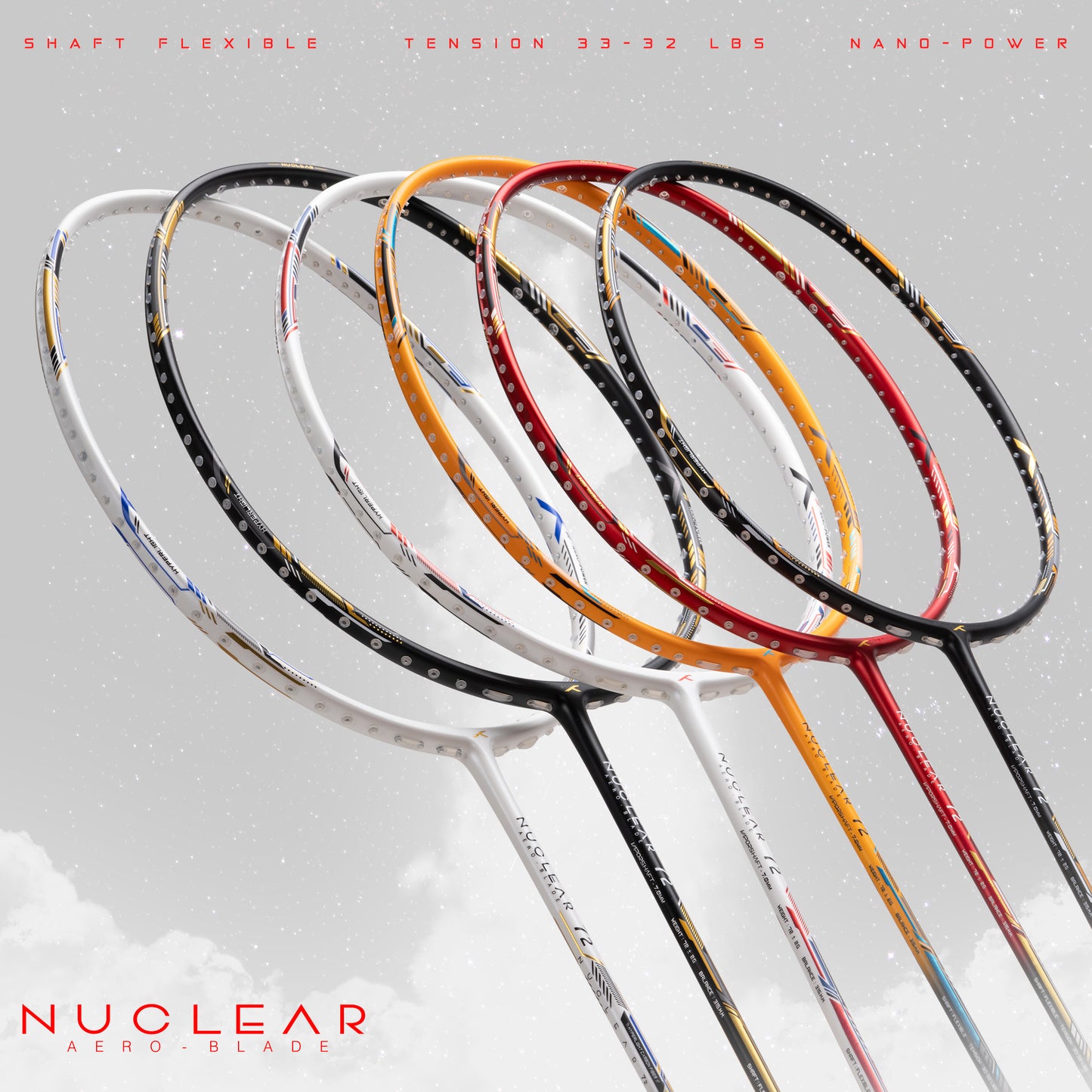 Hundred Nuclear 72 Badmintonschläger