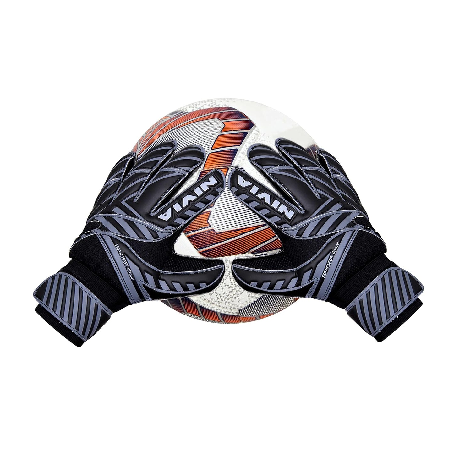 Nivia SPIDER F.B G/KEEPER GLOVES | 901BK