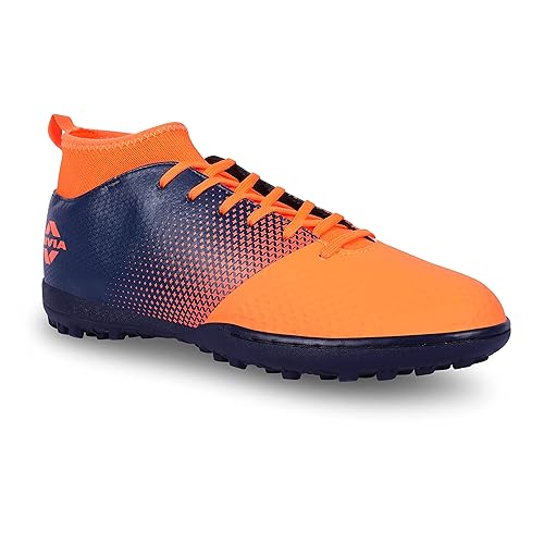 Nivia Ashtang Fußballstollen für Männer/Sport und athletische Schuhe mit PU Synthetik Leder Ober/bequeme Fußballschuhe