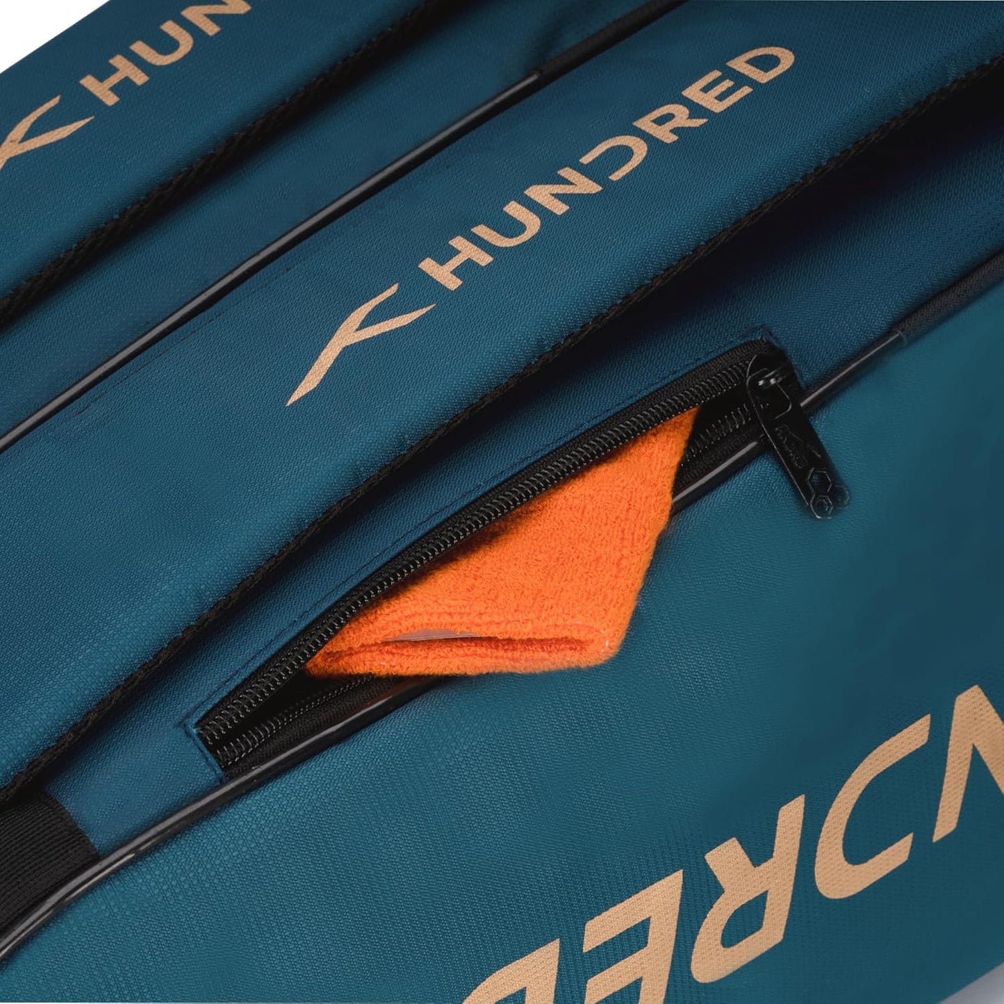 Hundred Cosmogear Badminton Set Bag |Double Zipper | Front Zipper Pocket