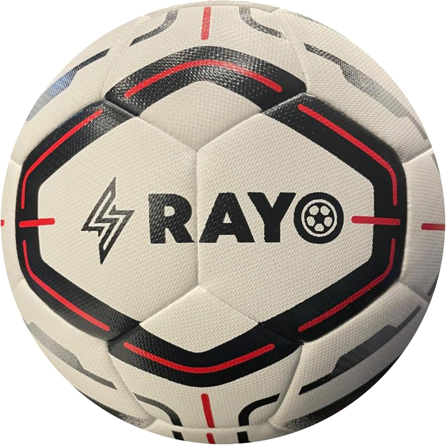 Rayo Mission Hybrid 32 Panel Match Football der Größe 5 | FIFA Approved / Stamped | Material : PU | 1 MM Thickness Football für professionelle Spiele