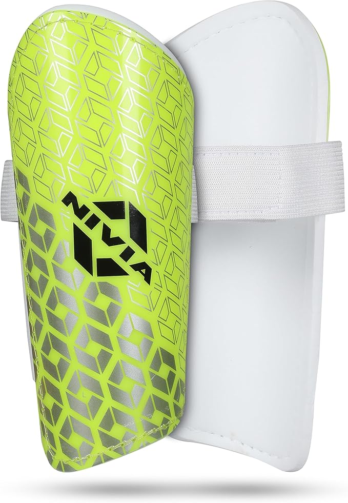 Nivia 805OR Wisdom-2018 plastic shin guards