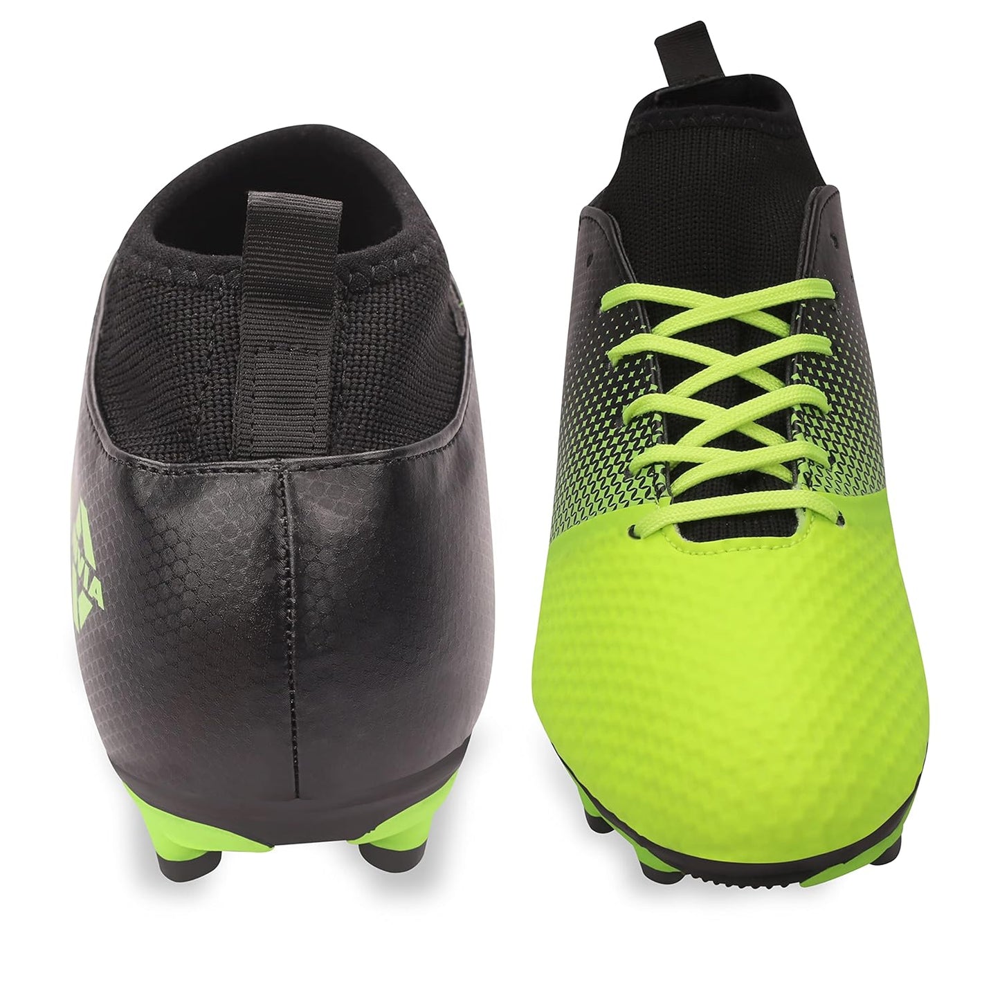 Nivia Ashtang Fußballstollen für Männer/Sport und athletische Schuhe mit PU Synthetik Leder Ober/bequeme Fußballschuhe