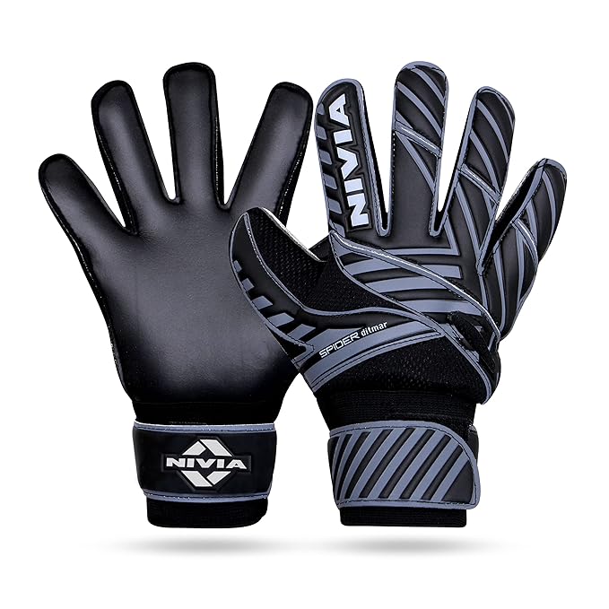 Nivia SPIDER F.B G/KEEPER GLOVES | 901BK