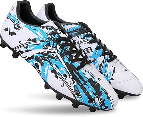 Nivia Storm Fußballschuh | Kunstleder | Schnürung | Minimale Wasserabsorption/Wassergeschützt