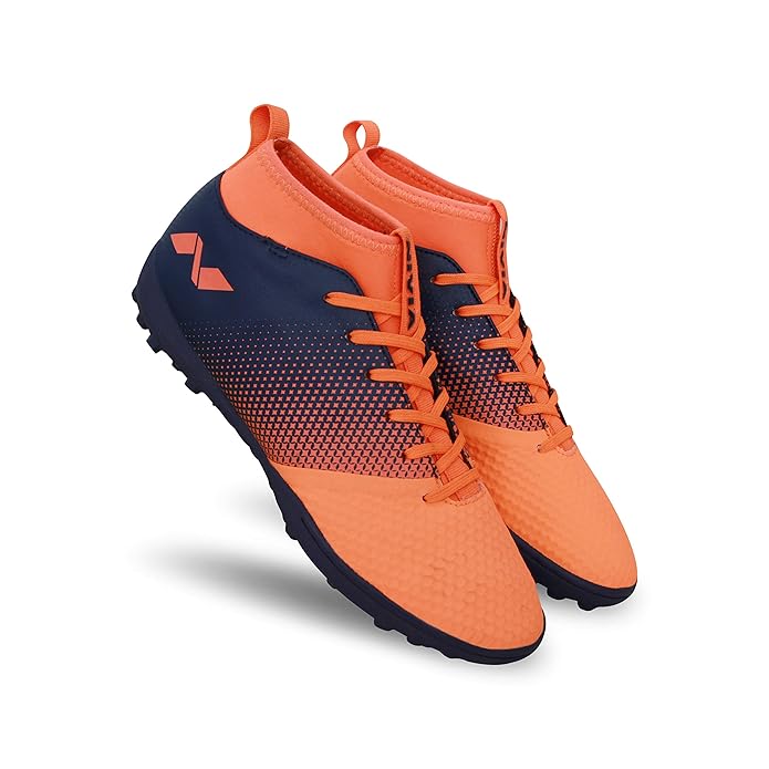 Nivia Ashtang Fußballstollen für Männer/Sport und athletische Schuhe mit PU Synthetik Leder Ober/bequeme Fußballschuhe