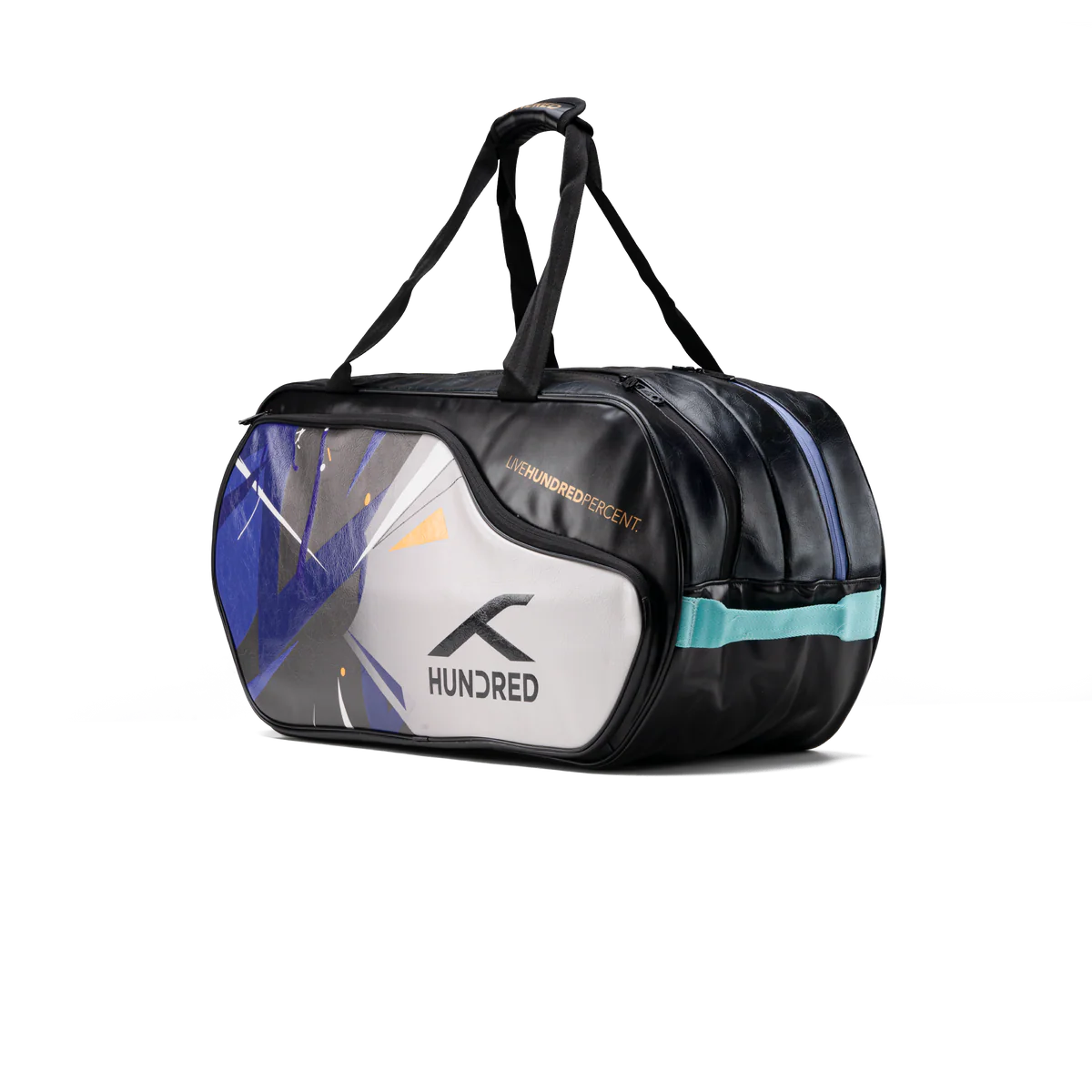Hundred Trail Blazer Duffle Kit Bag | Geräumige Sporttasche mit großem Fach für Schläger, Schuhe und Ausrüstung | Kostenloser zusätzlicher Schuhbeutel mit Kordelzug | Ideal für Sport, Fitnessstudio und Reisen