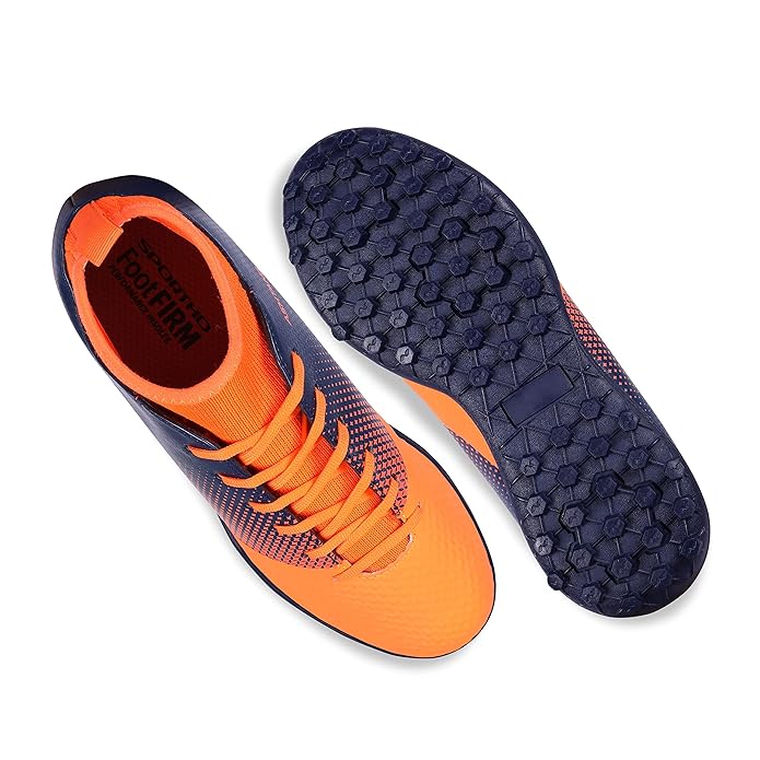 Nivia Ashtang Fußballstollen für Männer/Sport und athletische Schuhe mit PU Synthetik Leder Ober/bequeme Fußballschuhe