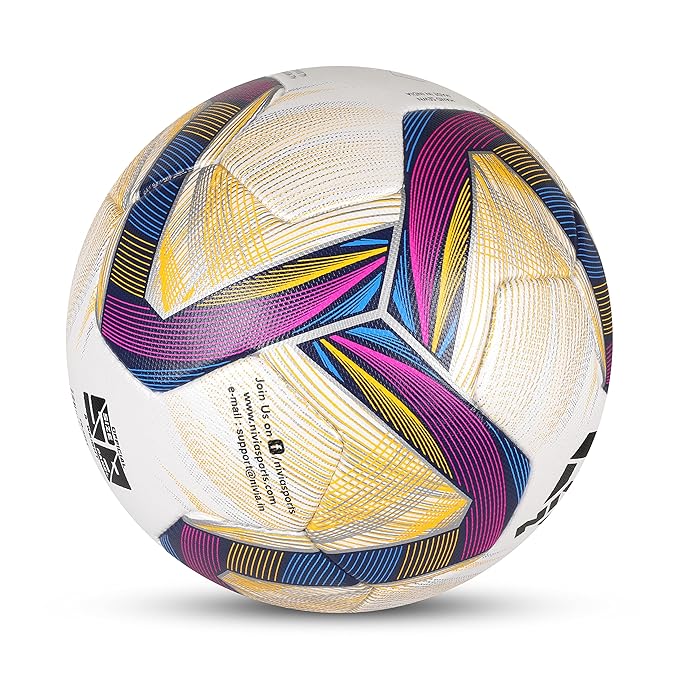 Nivia Ashtang Football | Material: PU, Multicolor