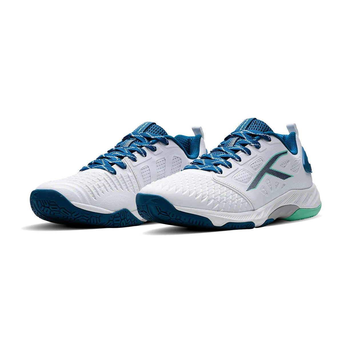 Hundred HYPERCOURT badminton shoe (white/blue)