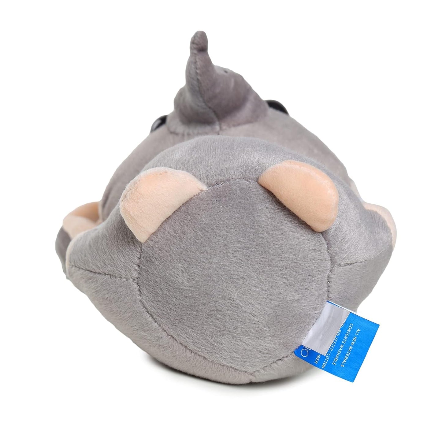 Webby Weiches Plüschtier Elefant 20 cm (blau & grau) | Superweiche Plüschtiere | Komfortkissen | Stofftier für Kinder und Erwachsene | Anti-Stress-Geschenk | Hohe Qualität