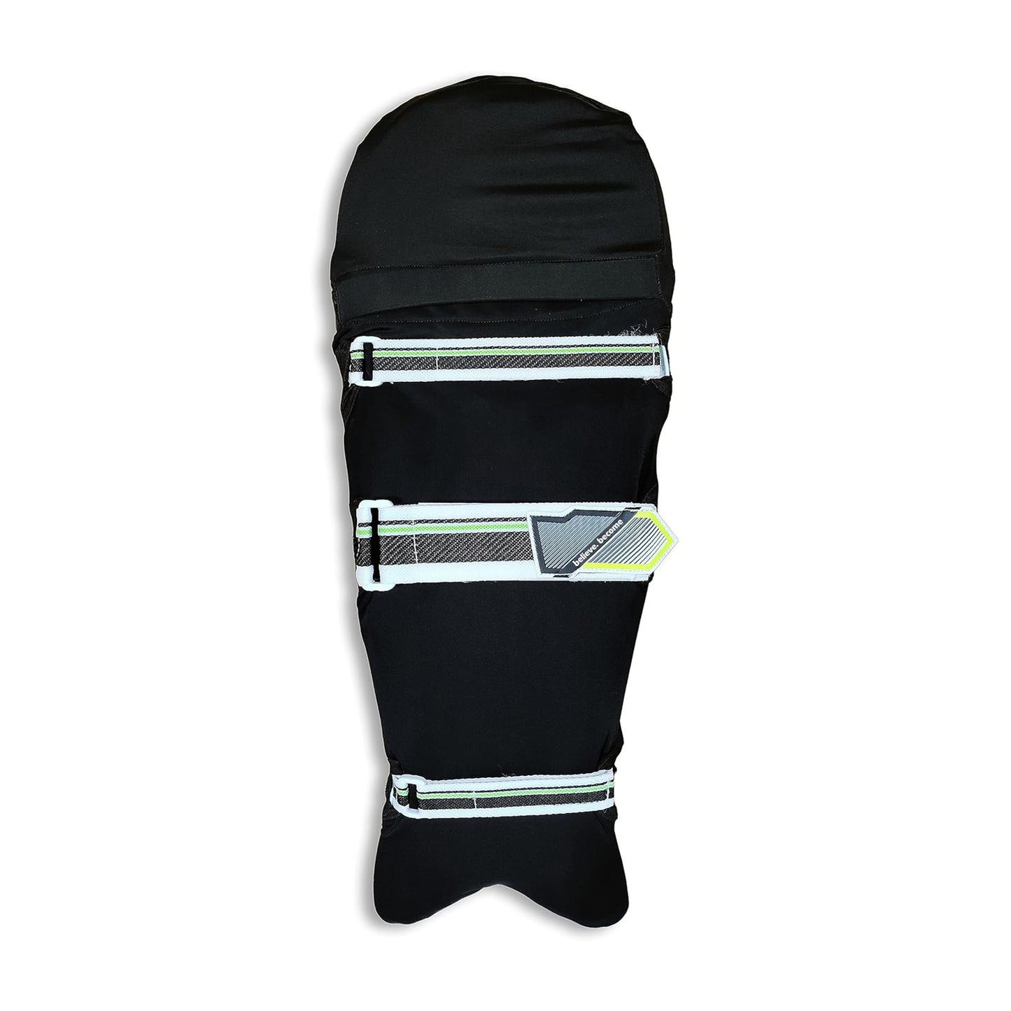 Endless Cricket Pad/Beinschutz, dehnbarer Bezug, Einheitsgröße, einfach anzubringen – Schwarz (1 Paar)