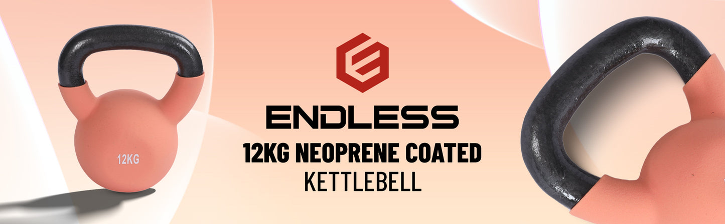 Endless Kettlebell with Neoprene Coating | Material: Iron and Neoprene | Exercise, Fitness and Strength Training Weights at Home / Gym for Women and Men