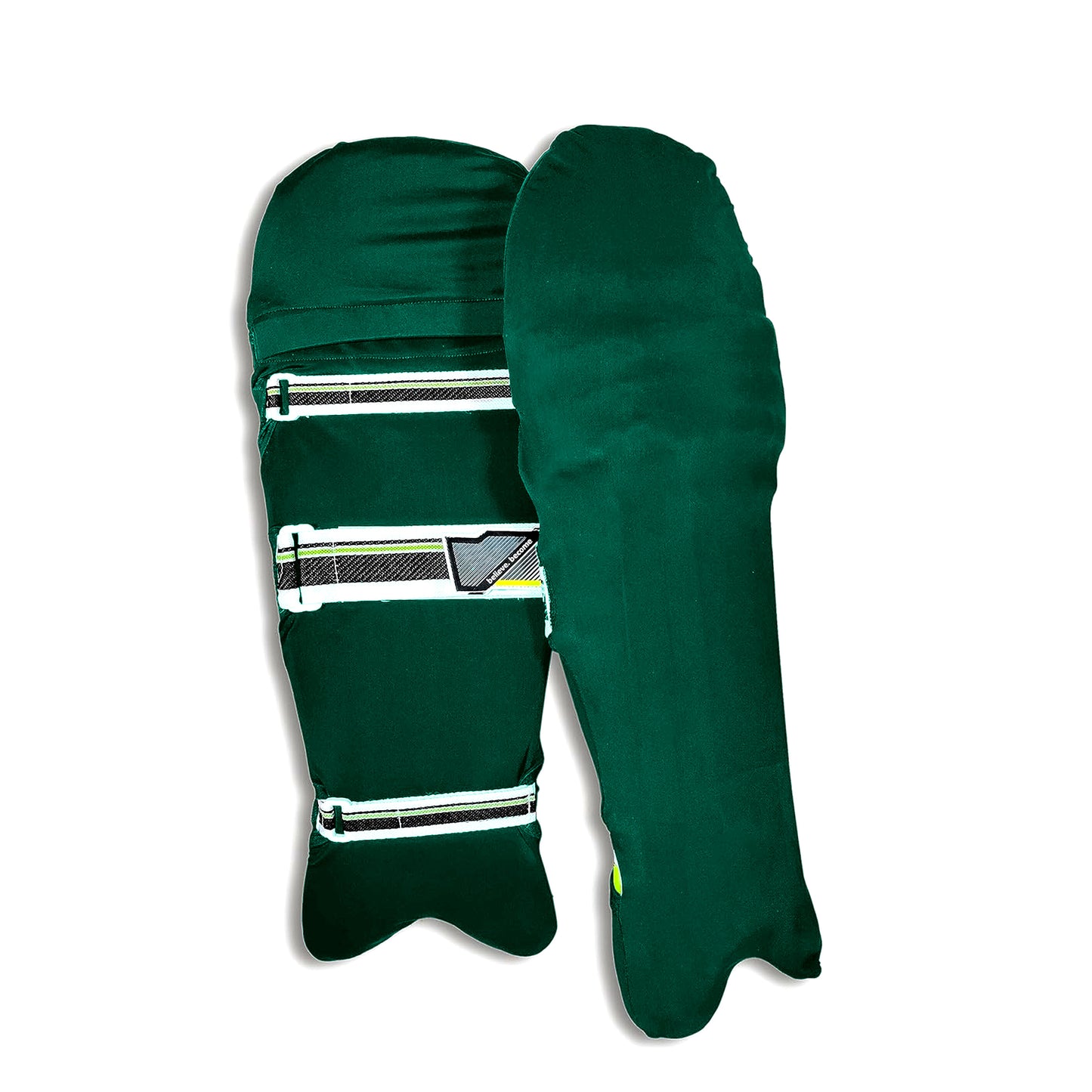 Endless Cricket Pad/Beinschutz, dehnbarer Bezug, Einheitsgröße, einfach anzubringen – Schwarz (1 Paar)
