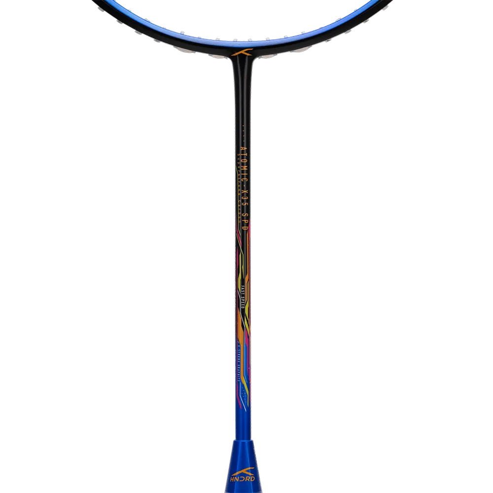 Hundred ATOMIC-X 35 SPD badminton racket, black/blue