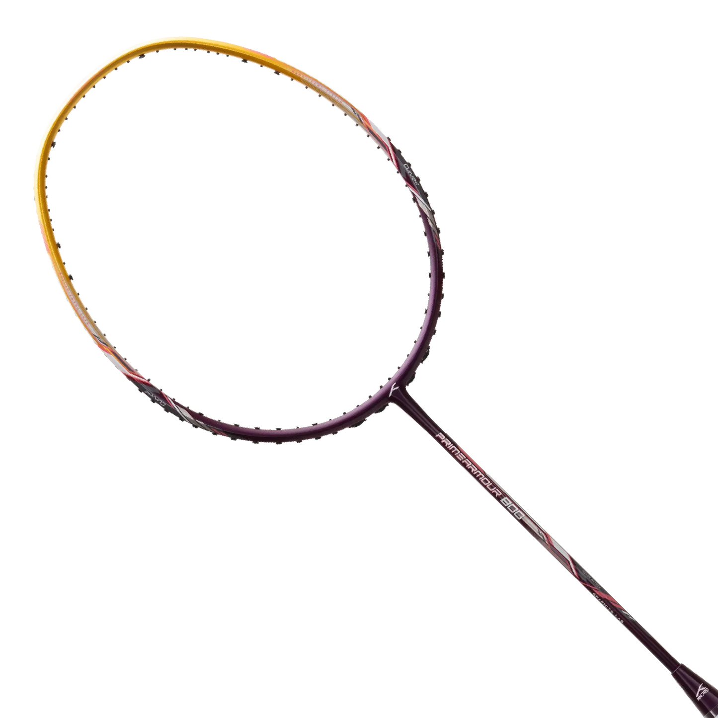 Hundred PRIMEARMOUR 800 Badmintonschläger, Dunkelgrau/Rot