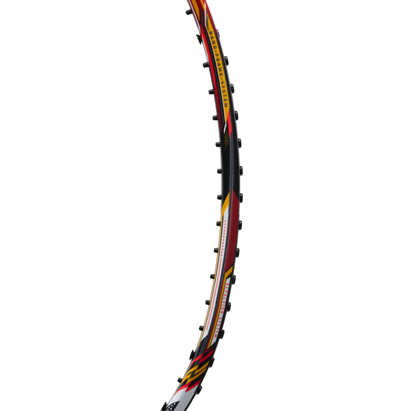 Hundred N-ERGY 80 badminton racket, dark grey/red