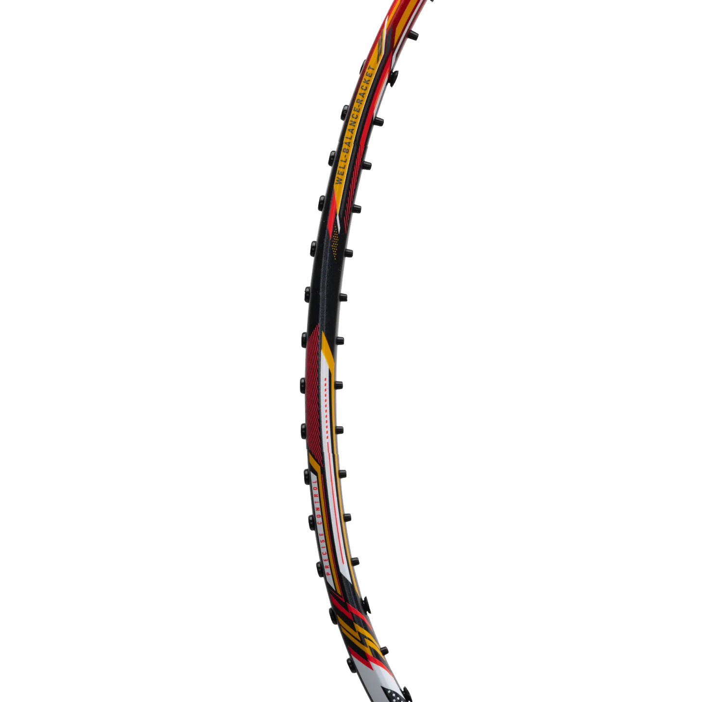 Hundred N-ERGY 80 badminton racket, dark grey/red