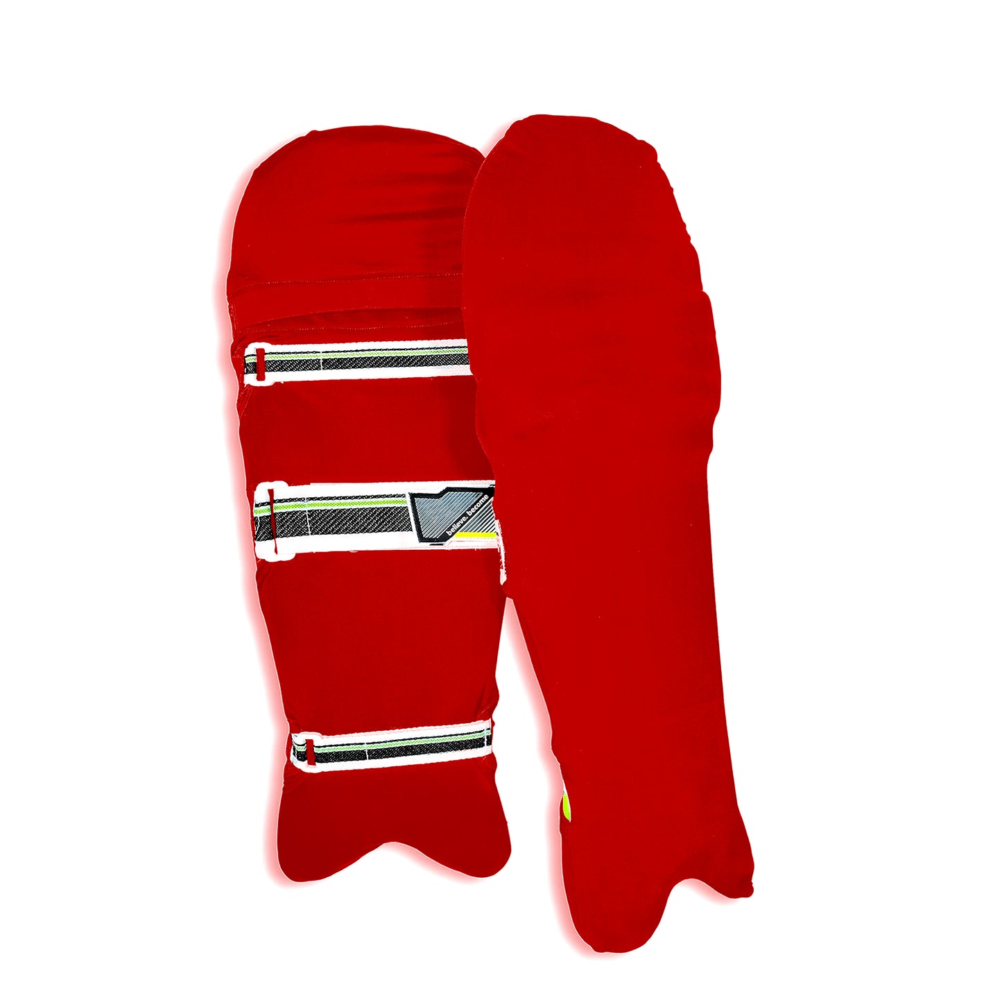 Endless Cricket Pad/Beinschutz, dehnbarer Bezug, Einheitsgröße, einfach anzubringen – Schwarz (1 Paar)