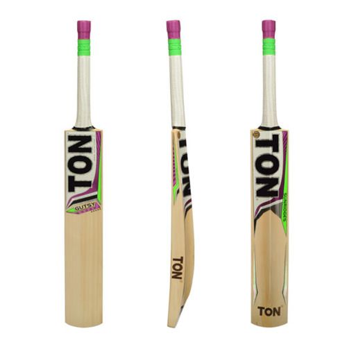 SS Ton Gutsy Cricket Bat für Herren und Jungen (Beige, Größe – 5) | Material: Englische Weide | Klasse B | Leichtgewicht | Kostenlose Hülle | Spielfertig | Für fortgeschrittene Spieler