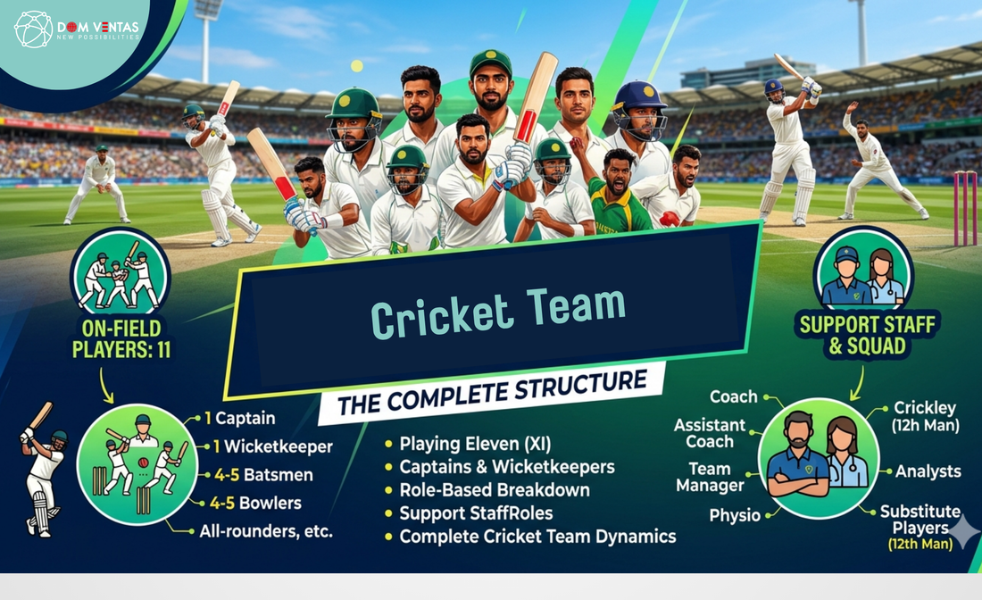 Wie viele Spieler gehören zu einer Cricket-Mannschaft? Die vollständige Zusammensetzung