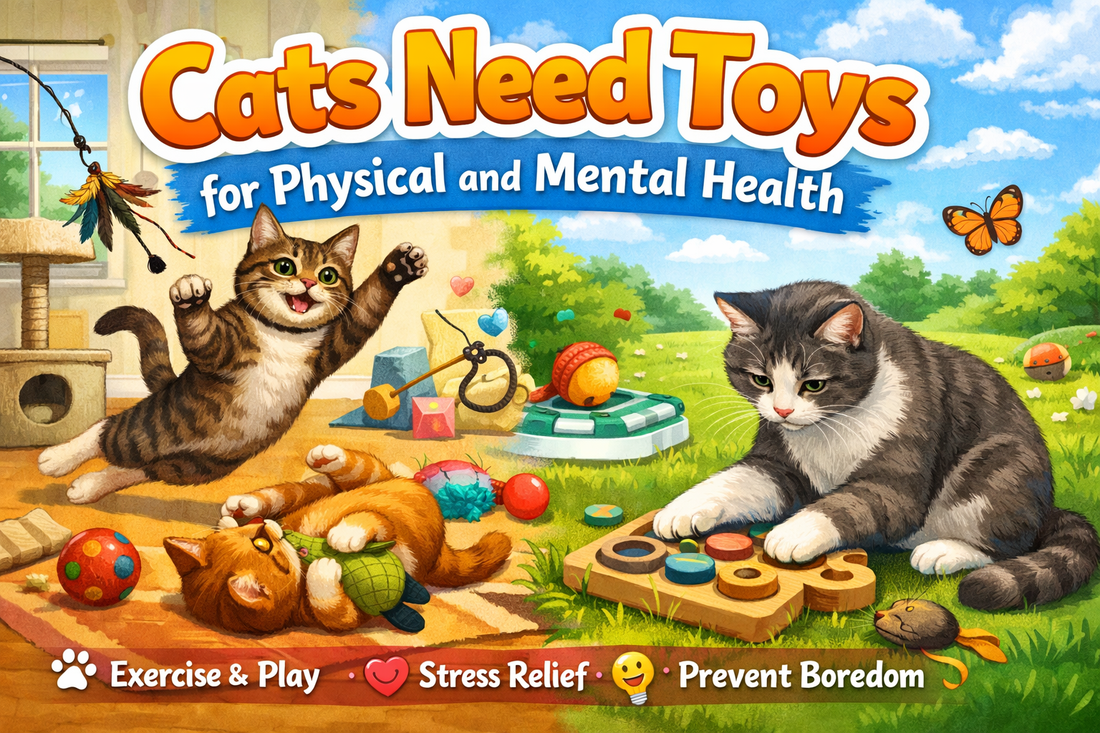 Warum Katzen Spielzeug für ihre körperliche und geistige Gesundheit brauchen