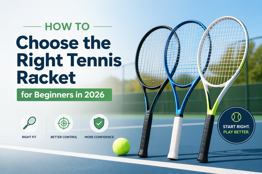 So wählen Sie 2026 den richtigen Tennisschläger für Anfänger aus