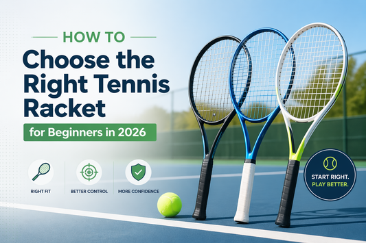 So wählen Sie 2026 den richtigen Tennisschläger für Anfänger aus