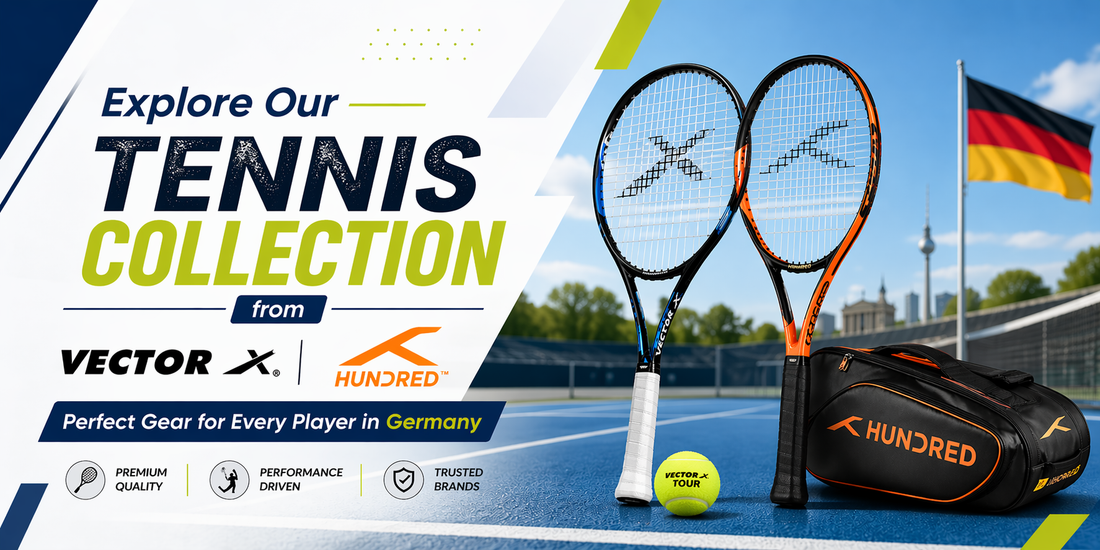 Entdecken Sie unsere Tennis-Kollektion von Vector X & Hundred: Die perfekte Ausrüstung für jeden Spieler in Deutschland