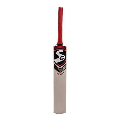 SG Max Cover Cricketschläger für Herren und Jungen (Beige, Größe -4) | Material: Kashmir Willow | Leichtgewicht | Free Cover | Spielfertig | Für Fortgeschrittene Spieler | Ideal für Lederball