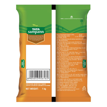 Tata Sampann Kala Chana (schwarze Kichererbsen) 1 kg | Ungeschälte Desi-Kichererbsen | Eiweißreiche Hülsenfrüchte | Reich an Ballaststoffen und Eisen | Ideal für Currys, Salate und gesunde Rezepte