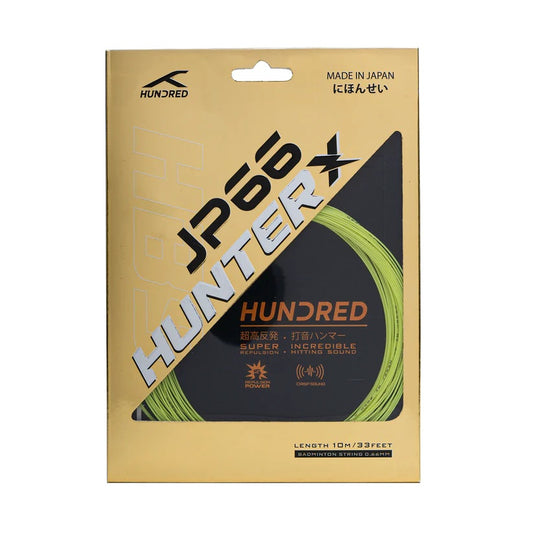 JP 66 HUNTER X Badminton-Saiten | Länge: 10 m/33 Fuß | Dicke: 0,65 mm
