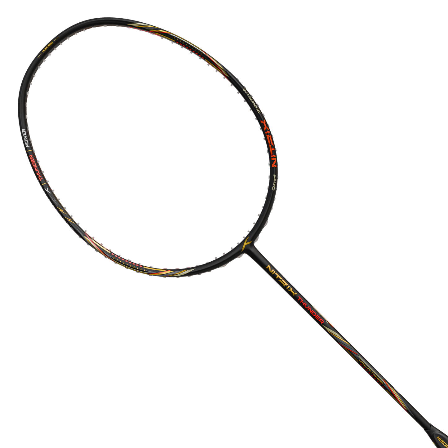 HUNDRED NITRIX THUNDER Badmintonschläger (5U) Geschwindigkeit & Kraft