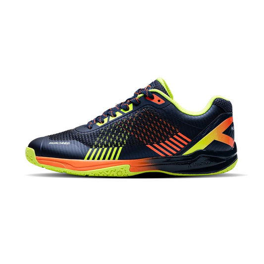 Hundred BEAST MAX Badminton Shoe Navy/Lime/Orange