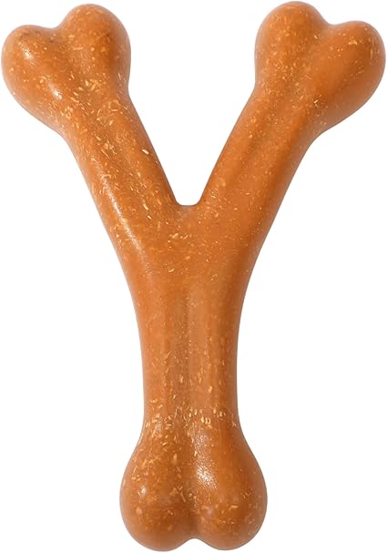 FUNFY Dog Chewing Y-Shape Bone Toy - Durable Flavored Nylon Kauspielzeug für Aggressive Kauer, Safe & Non-Toxic, Zahnpflege für kleine und mittlere Hunde