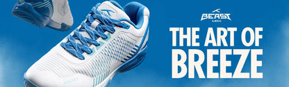 Hundred BEAST MAX Badmintonschuh (Weiß/Blau)