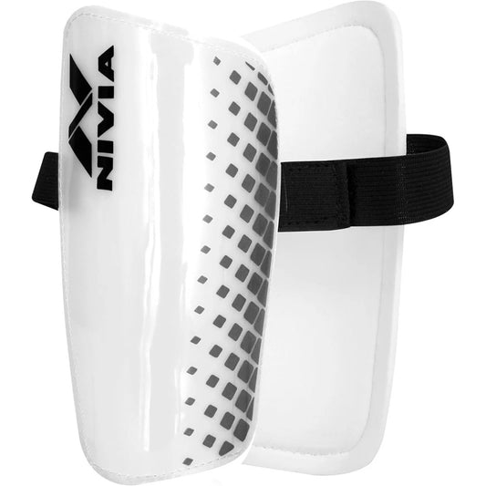 Nivia Classic Schienbeinschoner mit Ärmeln für Jungen und Jugendliche (Mehrfarbig, Größe: S) | für Fußballspiele, Training, Basketball, Baseball, Radfahren | Leicht und atmungsaktiv mit Lycra-Ärmeln