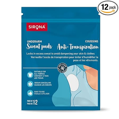 Sirona Einweg-Achselpads, Antitranspirant Absorbent Geruch Blocker Pads Achsel Kleid Shields, kämpft Hyperhidrose