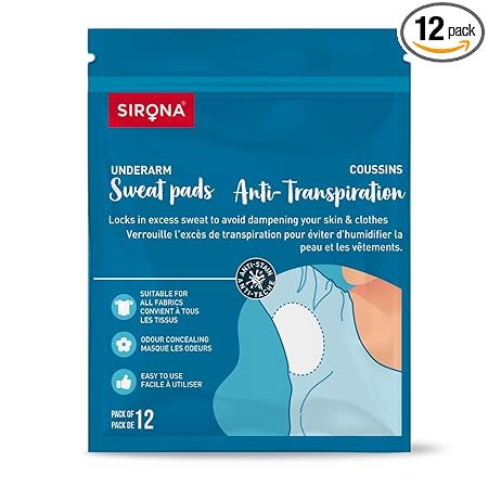 Sirona Einweg-Achselpads, Antitranspirant Absorbent Geruch Blocker Pads Achsel Kleid Shields, kämpft Hyperhidrose
