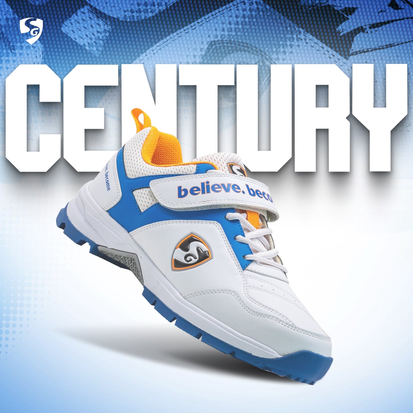 SG Century 6.0 Cricket-Schuhe, entwickelt, um Ihr Spiel auf ein neues Niveau zu bringen, Kraft, Präzision und Komfort