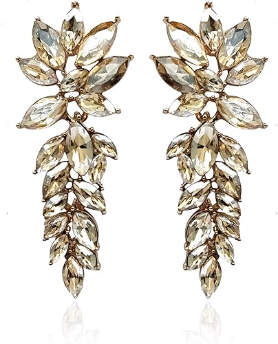 YouBella Jewellery Ohrringe für Frauen Kristallohrringe für Mädchen und Frauen (Weinrot)