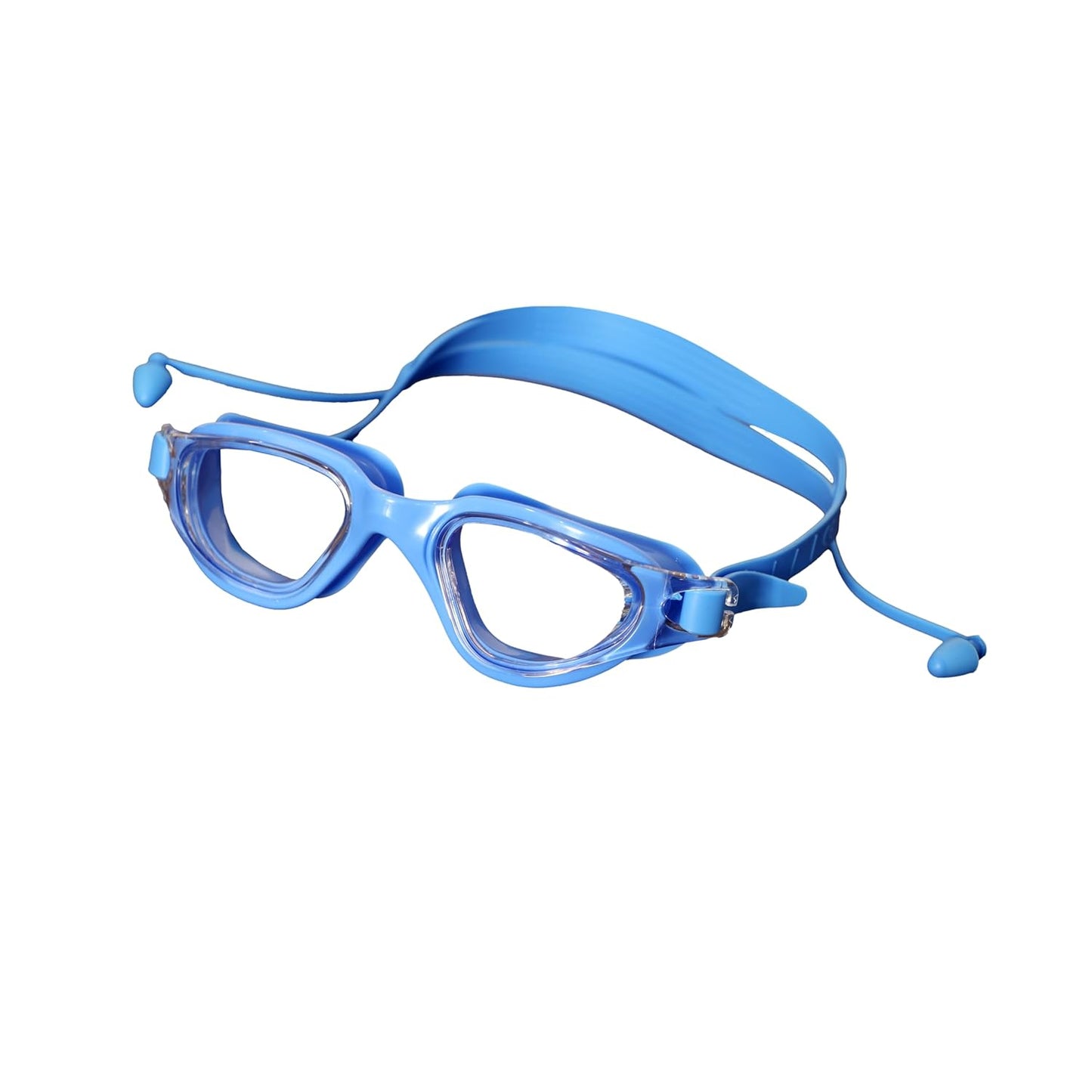 Endless EL1002 Stylish Swimming Goggle with Anti-Fog and UV Protection Material : Silicon, Plastic | With Adjustable Strap and Ear Buds | Soft Silicon Gasket for Leak Proof | With Hard Case			