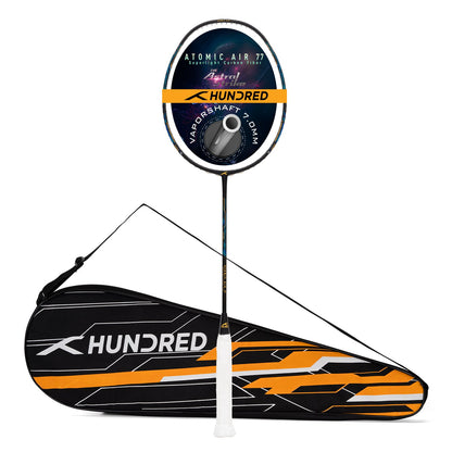 Hundred ATOMIC AIR 77 Badmintonschläger, schwarz/blau