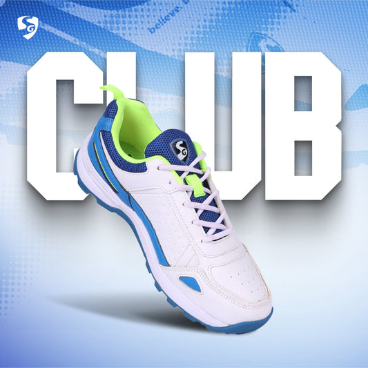 SG CLUB 6.0 Cricket-Schuh | Für Männer & Jungen | Material: PU & Gummi | Leichtgewicht | Verbesserte Stabilität während des Spiels